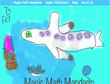 Tablet Screenshot of magicmathmandarin.org